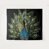 Pfau wandteppich (Vorderseite (Horizontal))