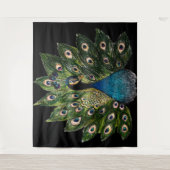Pfau wandteppich (Vorderseite)