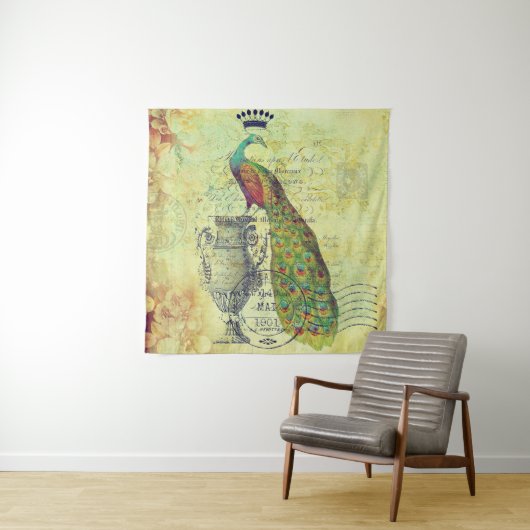 Pfau Wandteppich (Beispiel)