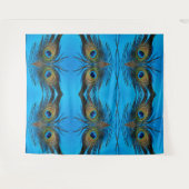 Pfau Wandteppich (Vorderseite (Horizontal))