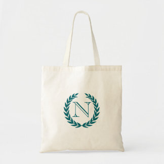 Pfau-Wappen-Monogramm-Budget-Tasche Tragetasche