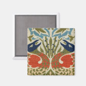 Pfau, William Morris Magnet (Vorderseite/Rückseite)