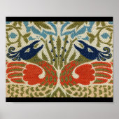 Pfau, William Morris Poster (Vorne)