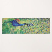 Pfau - Yogamat, Fitness, Sport Yogamatte (Vorderseite (Horizontal))