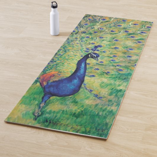 Pfau - Yogamat, Fitness, Sport Yogamatte (Beispiel)