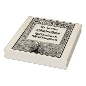 Pfau zeigt Federn #3 Ex Libris Book Gummistempel (Stempel)