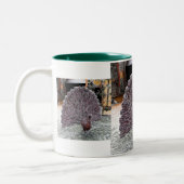Pfau Zweifarbige Tasse (Links)