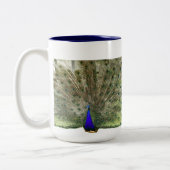 Pfau Zweifarbige Tasse (Links)