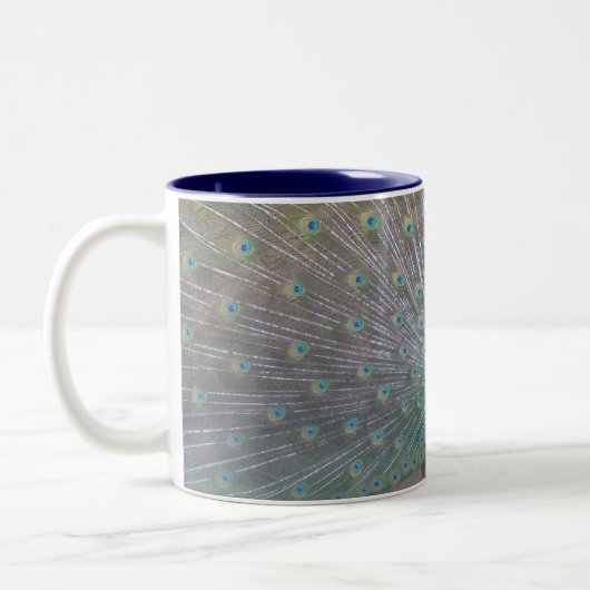 Pfau Zweifarbige Tasse (Links)