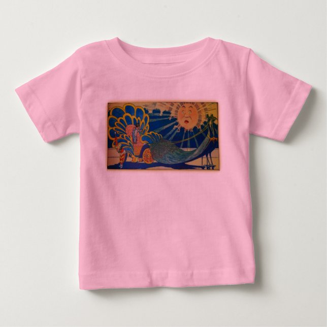 PfauChariot Baby T-shirt (Vorderseite)