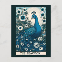 Pfaue Tarot Karte Kunst, Dichtung und Musik Kunst,
