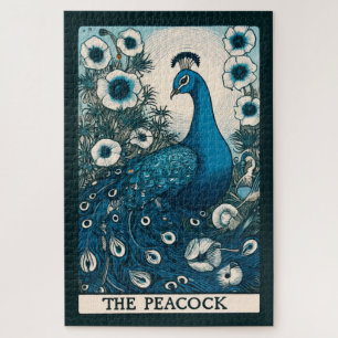 Pfaue Tarot Karte Kunst, Dichtung und Musik Kunst, Puzzle