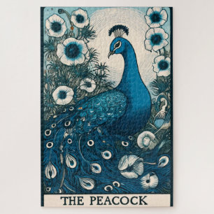 Pfaue Tarot Karte Kunst, Dichtung und Musik Kunst, Puzzle