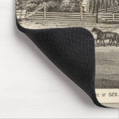 Pfaue, Willow Glen Mousepad (Ecke)