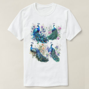 Pfauen-Eleganz T-Shirt