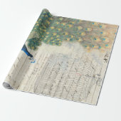 Pfauen-Ephemera-Decoupage-Papier Geschenkpapier (Ungerollt)