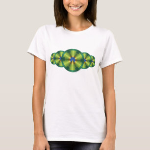 Pfauen-Illusion Damen Leichtes Shirt