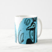 Pfauen-Kaffeetasse Kaffeetasse (VorderseiteRechts)
