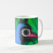 Pfauen-Kaffeetasse Kaffeetasse (VorderseiteRechts)