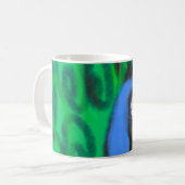 Pfauen-Kaffeetasse Kaffeetasse (Vorderseite Links)