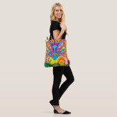 Pfauen-Schwanz-Radiance Tasche (Am Model)