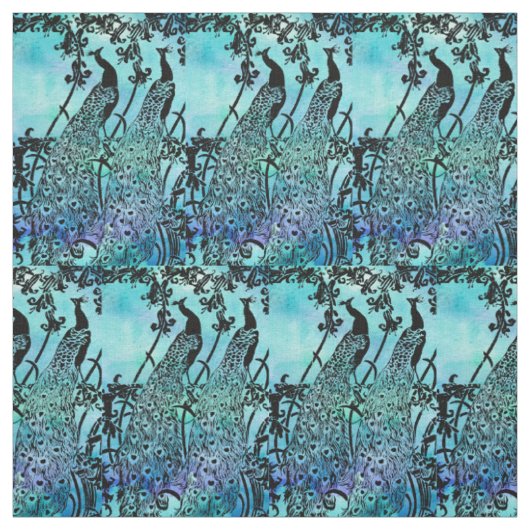 Pfauen Stoff (Muster)
