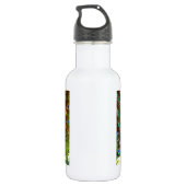 Pfauenanzeigen Trinkflasche (Rückseite)