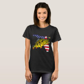 Pfauenaquabarsch T-Shirt (Vorne ganz)