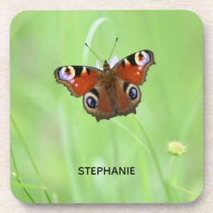 Pfauenauge Schmetterling Getränkeuntersetzer