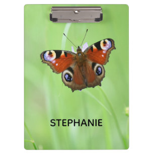 Pfauenauge Schmetterling Klemmbrett
