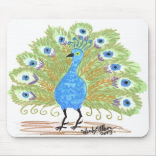 Pfauenaugen Indiens von Wendy C. Allen Mousepad