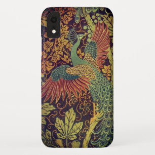 Pfauenblättriger Viktorianischer Jacquardbraun aqu Case-Mate iPhone Hülle