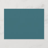Pfauenblau (dunkles Aquamarines oder tiefes Aqua), Postkarte (Vorderseite)