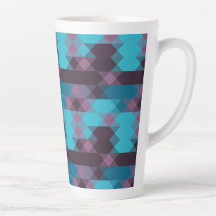 Pfauenblau, Lila, Topasblau und Donner Milchtasse