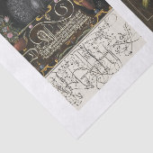 Pfauenblumengarten Seidenpapier (Ausschnitt)