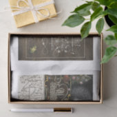 Pfauenblumengarten Seidenpapier (Geschenk)