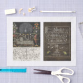 Pfauenblumengarten Seidenpapier (Handwerk)