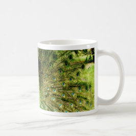 Pfauendarstellungsfarben Kaffeetasse