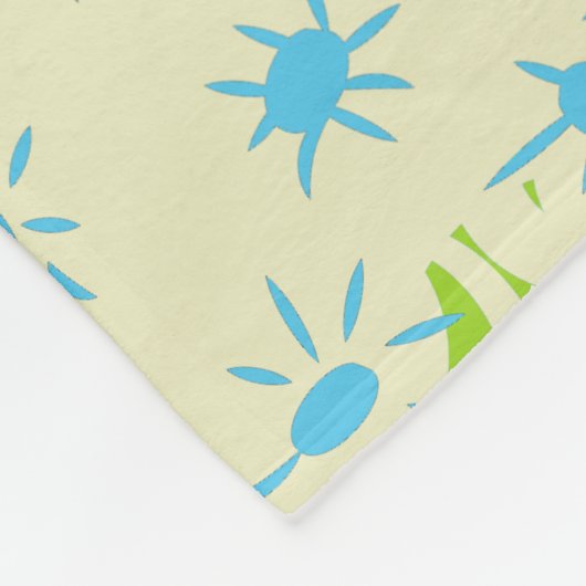 Pfauendecke Fleecedecke (Ecke)