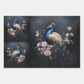 Pfauendekoutenpapier Geschenkpapier Set (Vorderseite 3)