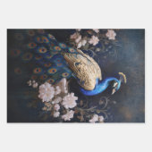 Pfauendekoutenpapier Geschenkpapier Set (Vorderseite 2)