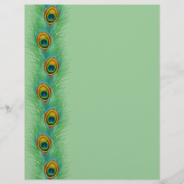 Pfauendesign Personalisierte Geschenke (Vorderseite)