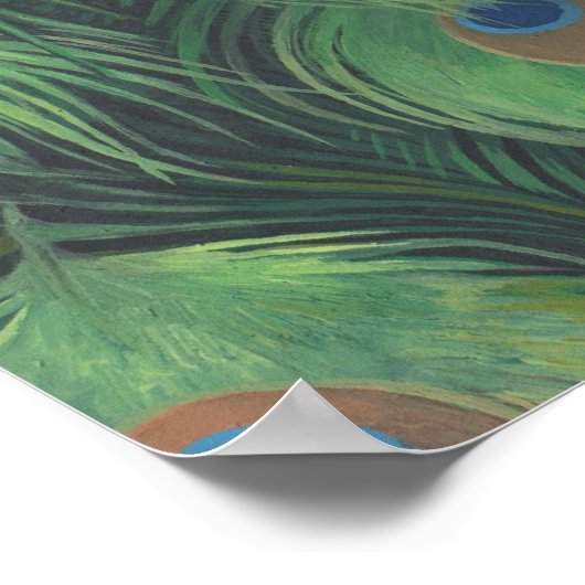 Pfauendruckerei Poster (Ecke)