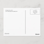 Pfauenentänzer Postkarte (Rückseite)