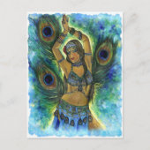 Pfauenentänzer Postkarte (Vorderseite)