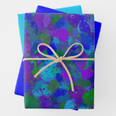 Pfauenfarbe Geschenkpapier Set (Beispiel)