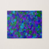 Pfauenfarbe Puzzle (Horizontal)