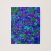 Pfauenfarbe Puzzle (Vertikal)