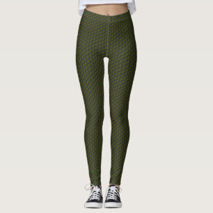 Pfauenfarben Gemustert Leggings