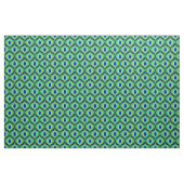 Pfauenfarben-Morokan-Rautendesign Stoff (Yard (91,4 cm))